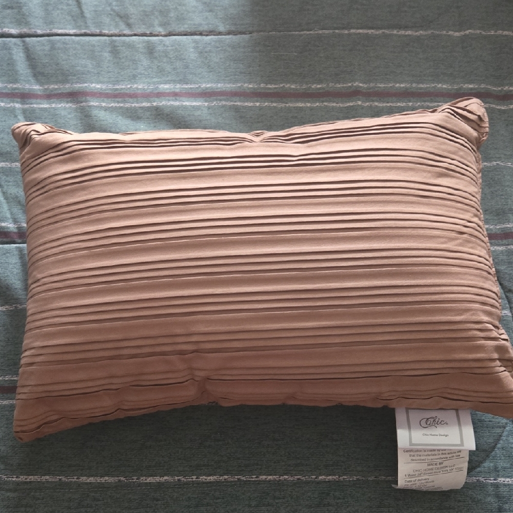 Brown Textured Pillow